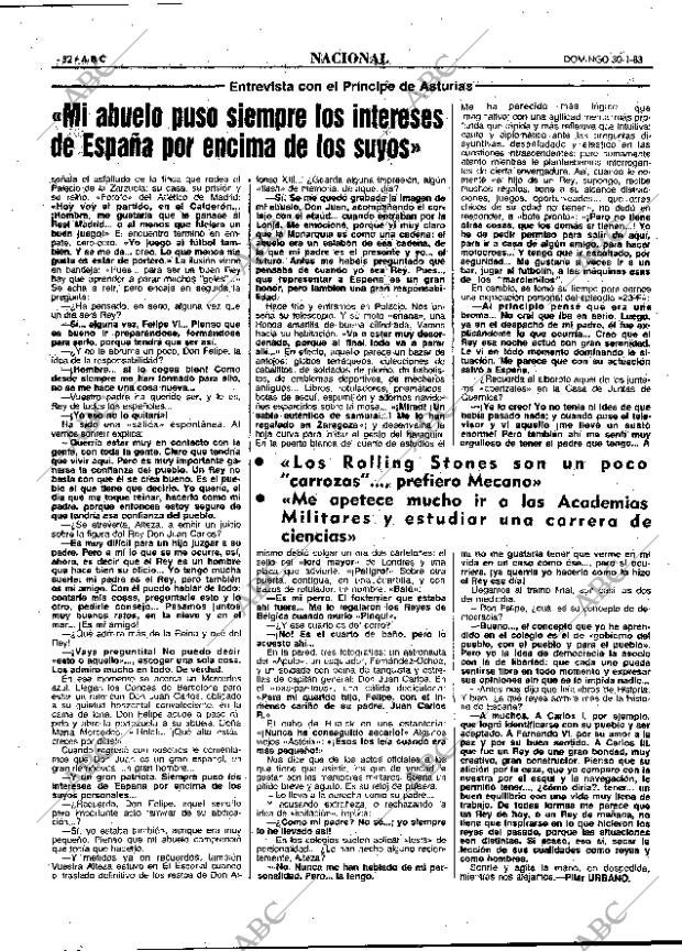 ABC MADRID 30-01-1983 página 32