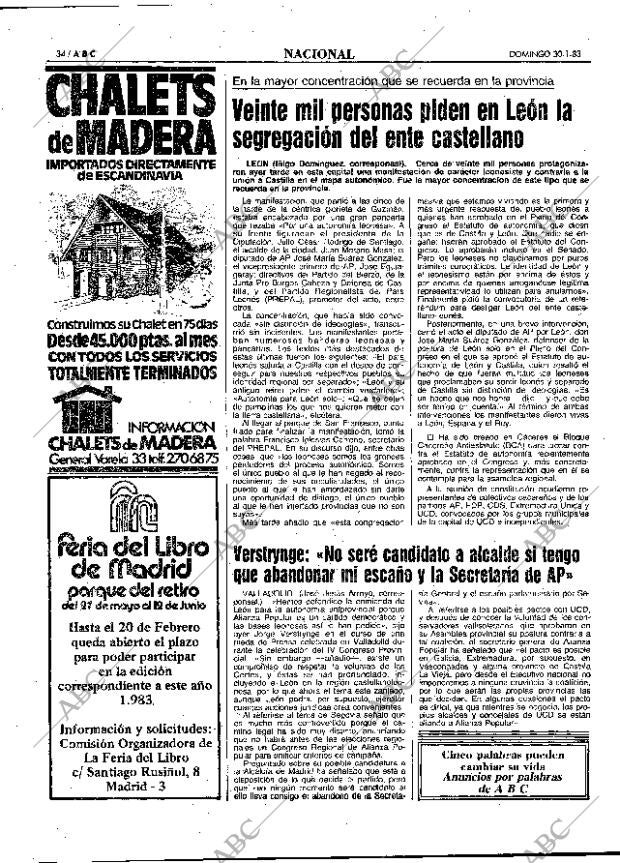 ABC MADRID 30-01-1983 página 34