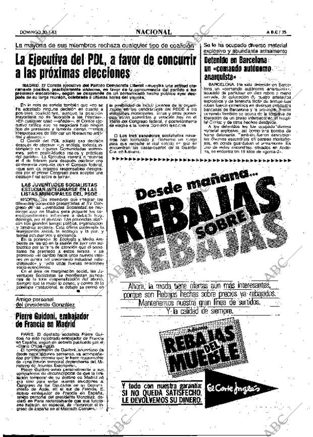 ABC MADRID 30-01-1983 página 35