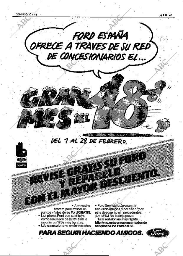 ABC MADRID 30-01-1983 página 47