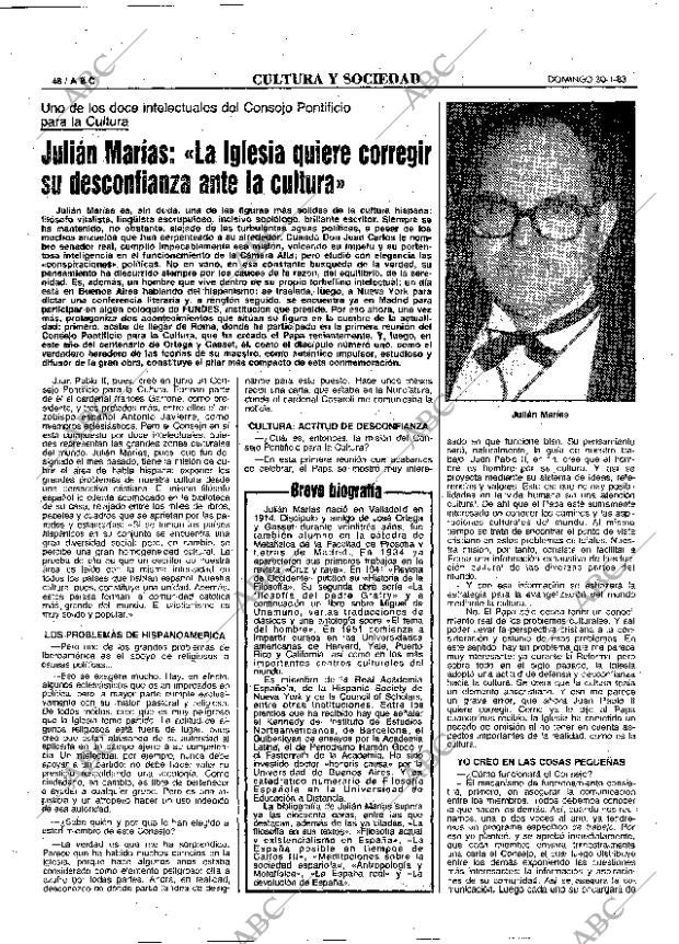 ABC MADRID 30-01-1983 página 48