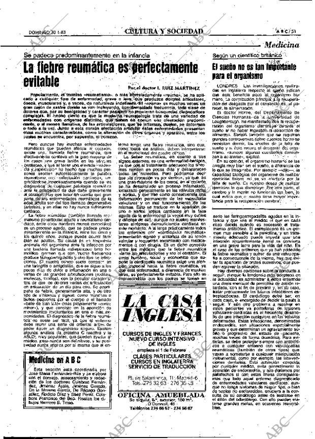 ABC MADRID 30-01-1983 página 51