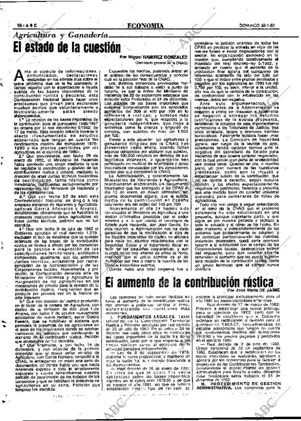 ABC MADRID 30-01-1983 página 58