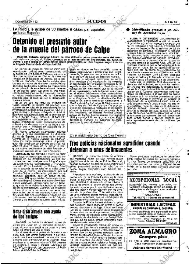 ABC MADRID 30-01-1983 página 65