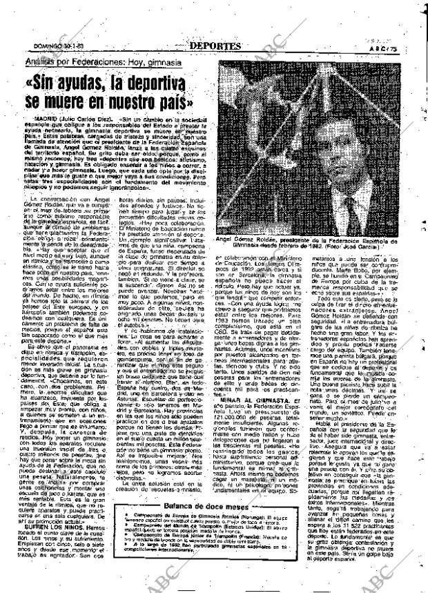 ABC MADRID 30-01-1983 página 75