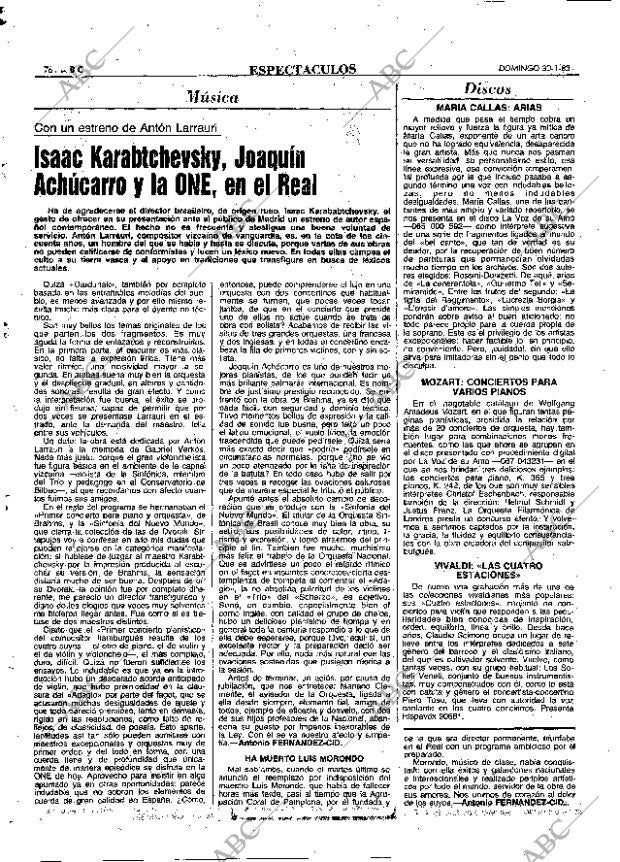 ABC MADRID 30-01-1983 página 76