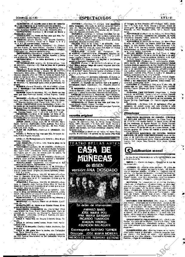 ABC MADRID 30-01-1983 página 81