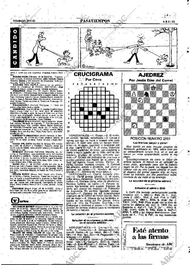 ABC MADRID 30-01-1983 página 83