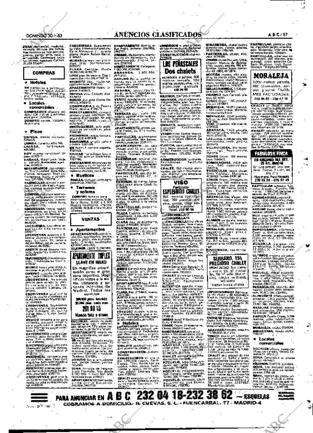 ABC MADRID 30-01-1983 página 87