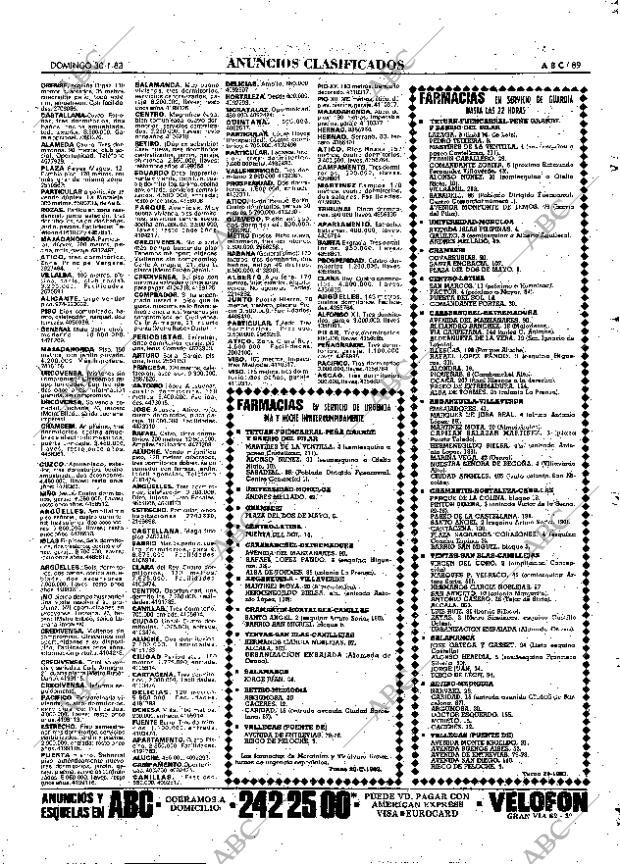 ABC MADRID 30-01-1983 página 89