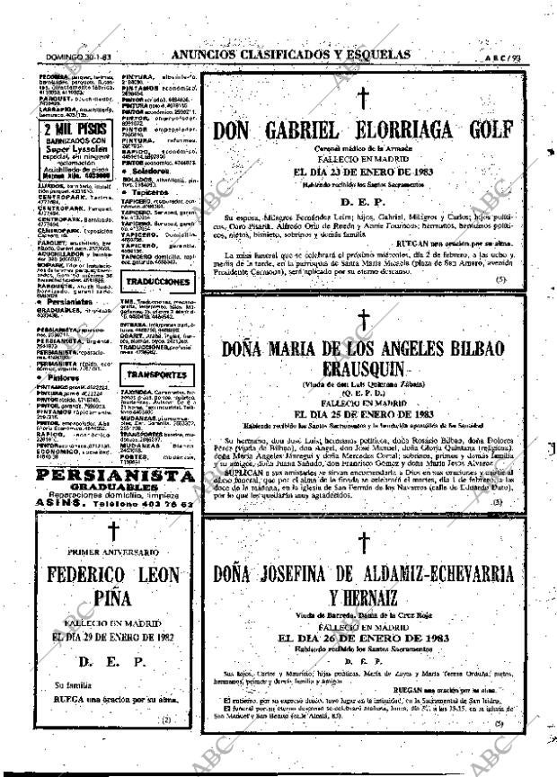 ABC MADRID 30-01-1983 página 93