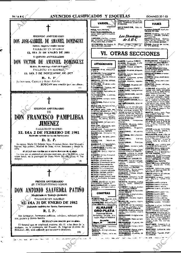 ABC MADRID 30-01-1983 página 94