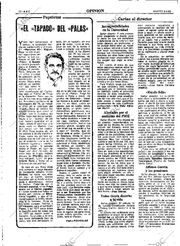 ABC MADRID 08-02-1983 página 12