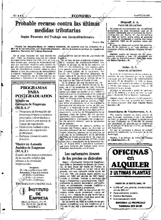 ABC MADRID 08-02-1983 página 50