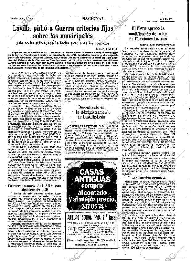 ABC MADRID 09-02-1983 página 19