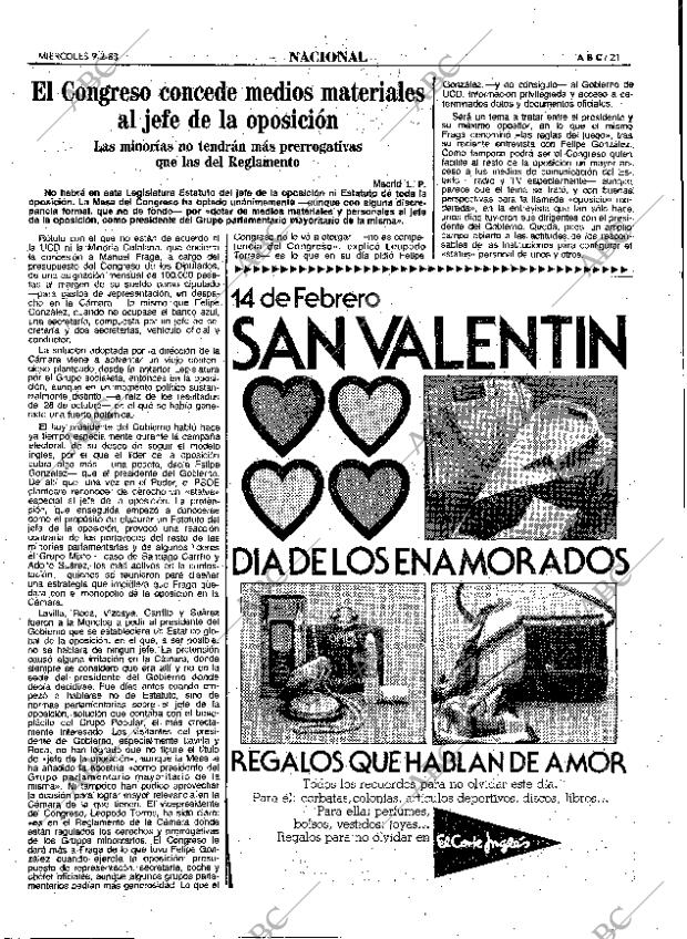 ABC MADRID 09-02-1983 página 21