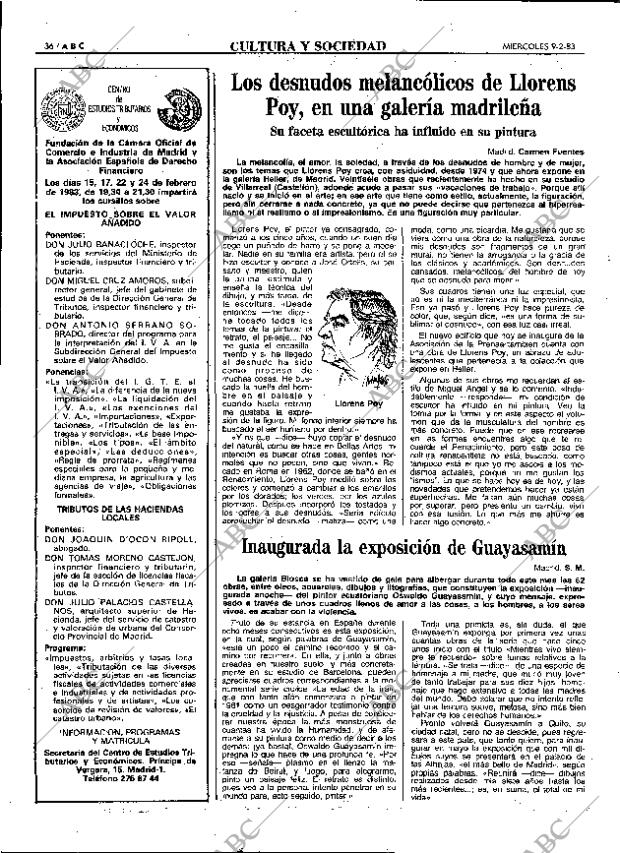 ABC MADRID 09-02-1983 página 36