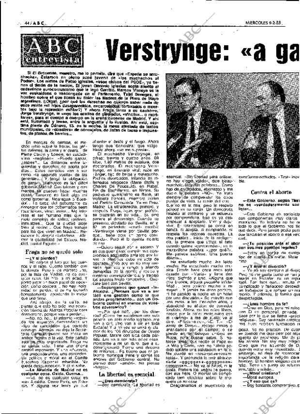 ABC MADRID 09-02-1983 página 44