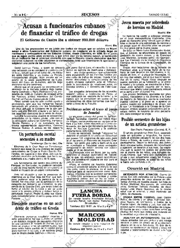 ABC MADRID 12-02-1983 página 36