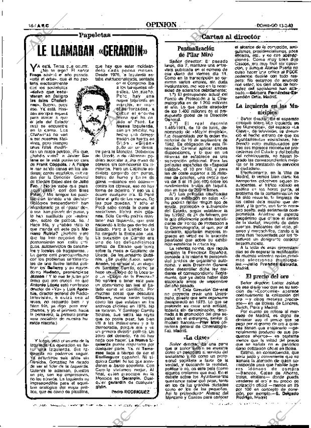 ABC MADRID 13-02-1983 página 16