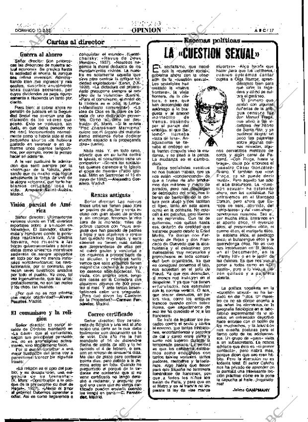 ABC MADRID 13-02-1983 página 17