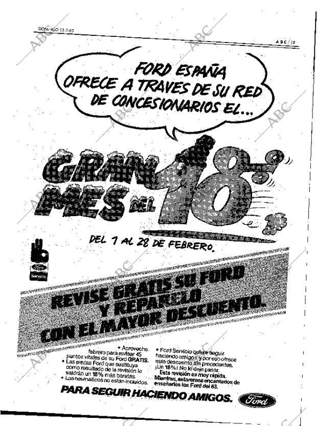 ABC MADRID 13-02-1983 página 39