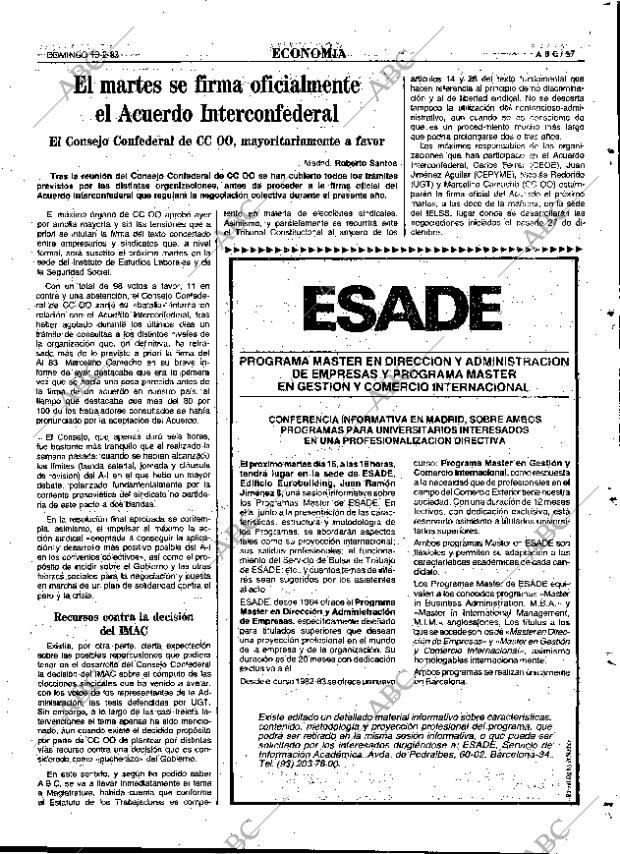 ABC MADRID 13-02-1983 página 57