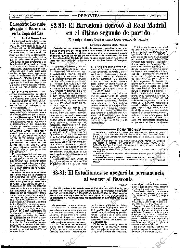 ABC MADRID 13-02-1983 página 63