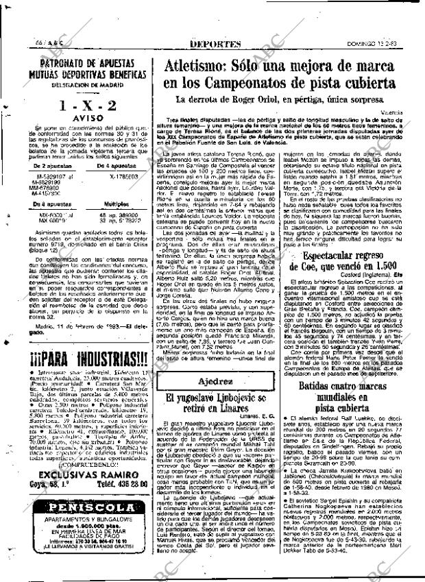 ABC MADRID 13-02-1983 página 66