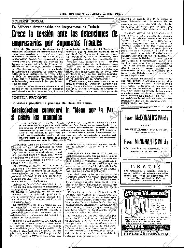 ABC SEVILLA 13-02-1983 página 23