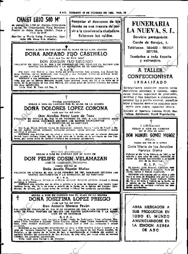 ABC SEVILLA 13-02-1983 página 88