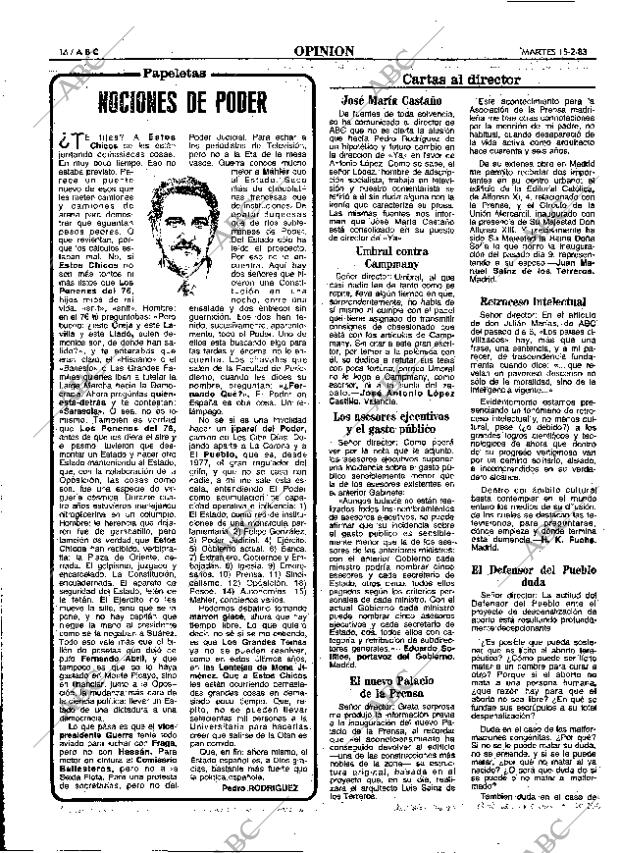 ABC MADRID 15-02-1983 página 16