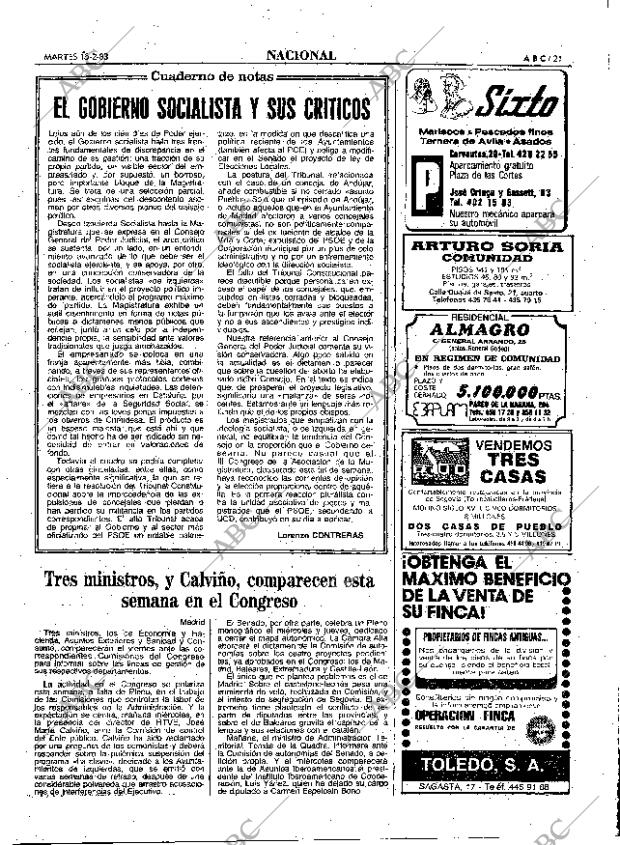 ABC MADRID 15-02-1983 página 21