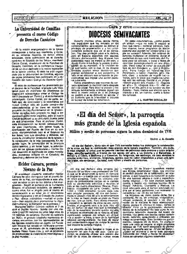 ABC MADRID 15-02-1983 página 49