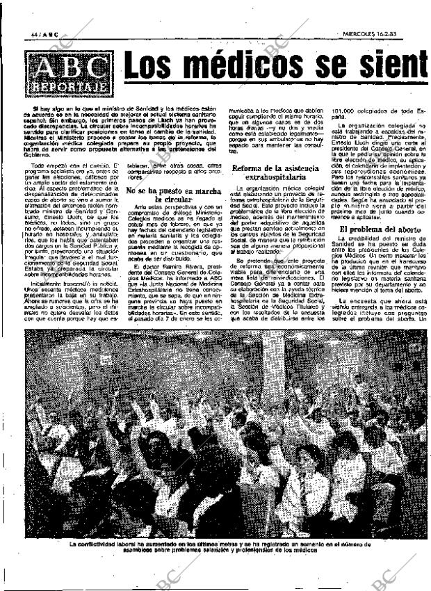 ABC MADRID 16-02-1983 página 44