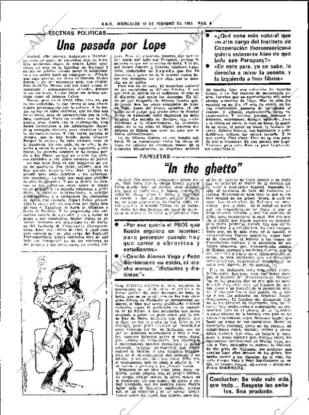 ABC SEVILLA 16-02-1983 página 12
