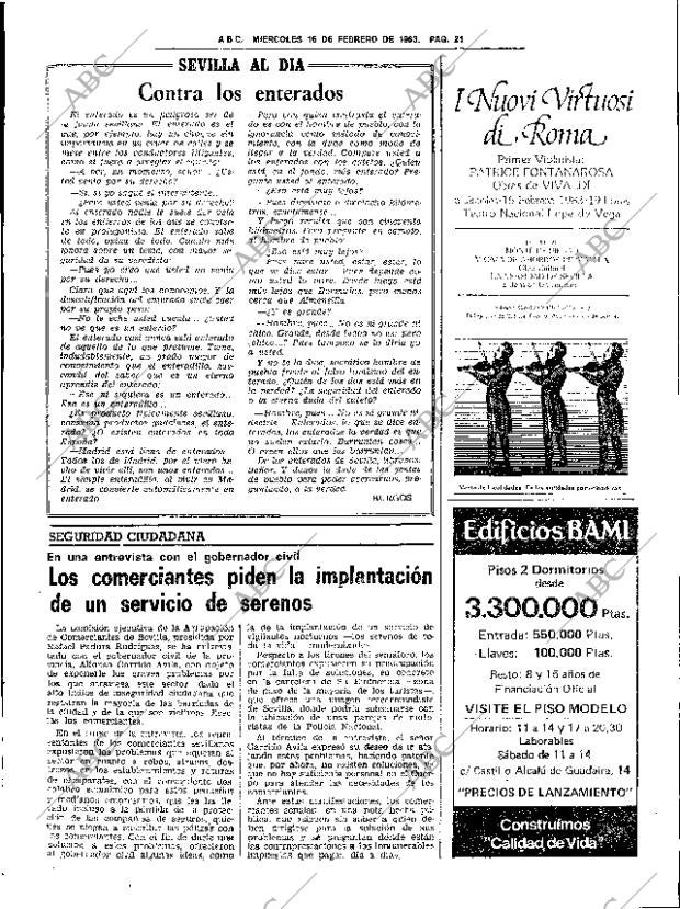 ABC SEVILLA 16-02-1983 página 29