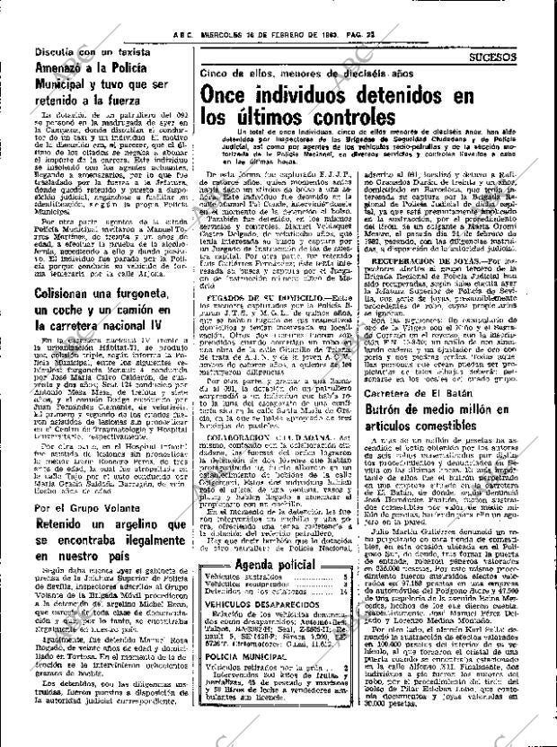 ABC SEVILLA 16-02-1983 página 30