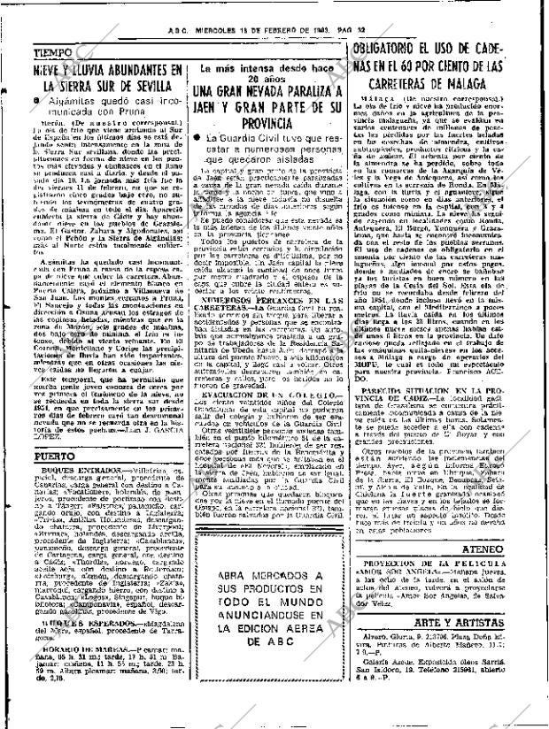 ABC SEVILLA 16-02-1983 página 40