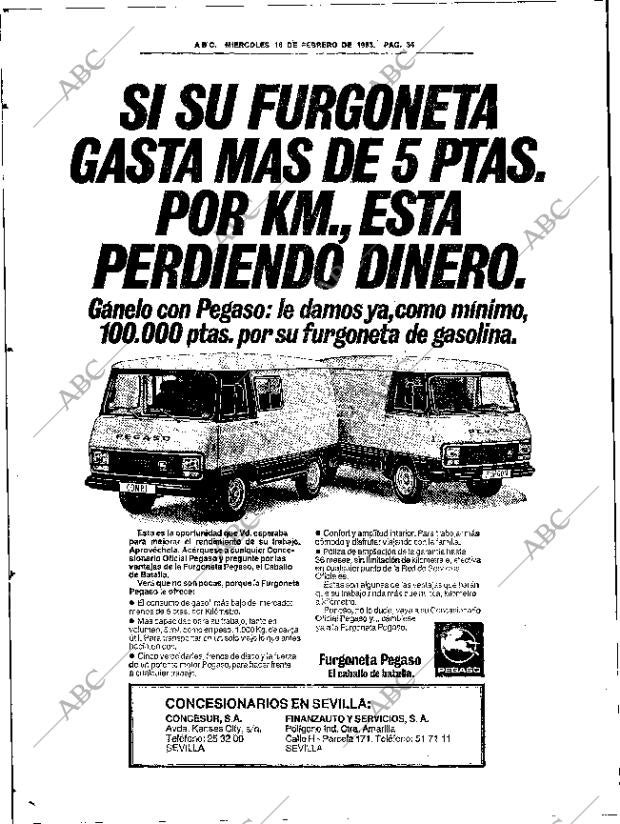 ABC SEVILLA 16-02-1983 página 42