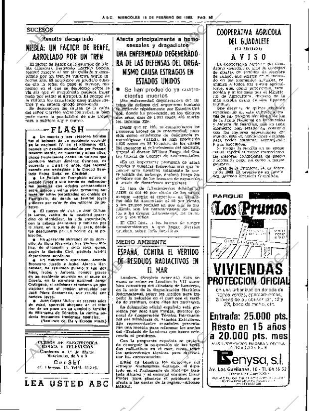 ABC SEVILLA 16-02-1983 página 43