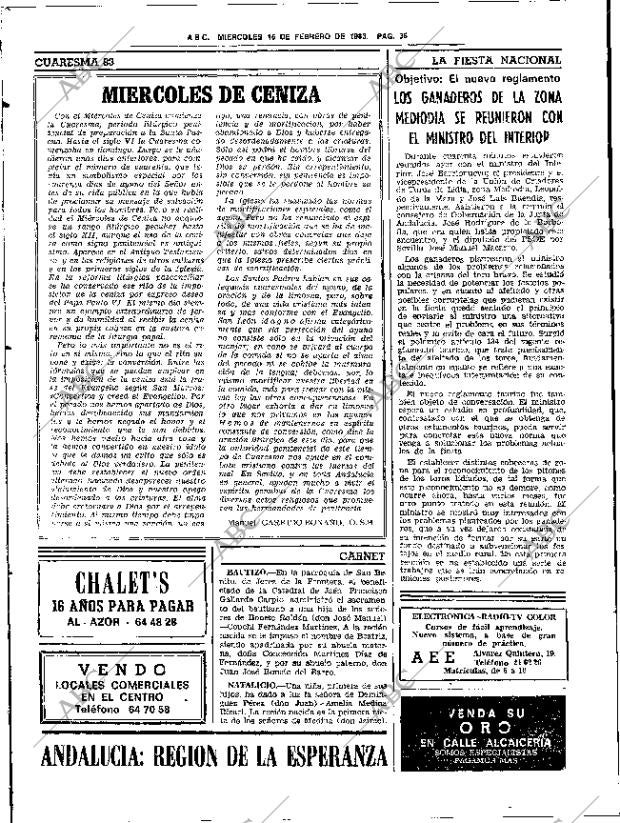 ABC SEVILLA 16-02-1983 página 44
