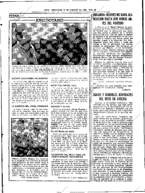 ABC SEVILLA 16-02-1983 página 46