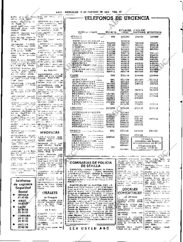 ABC SEVILLA 16-02-1983 página 55