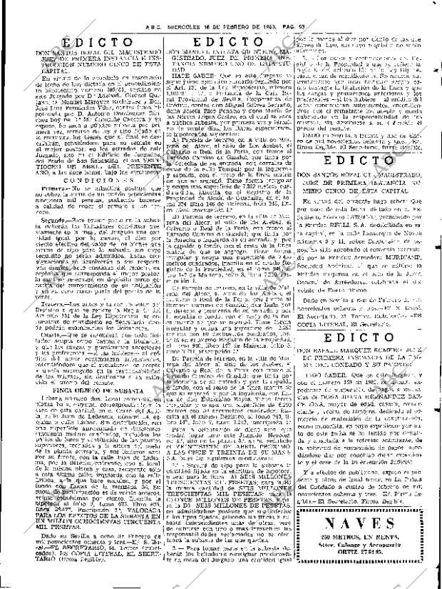 ABC SEVILLA 16-02-1983 página 61