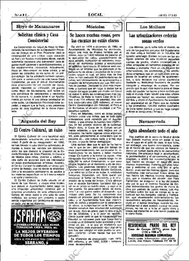 ABC MADRID 17-02-1983 página 34