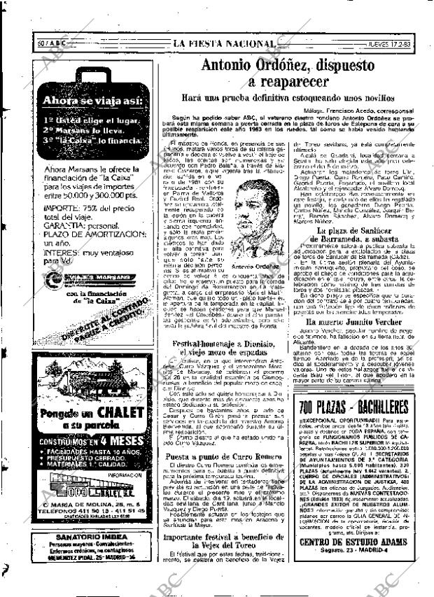 ABC MADRID 17-02-1983 página 60