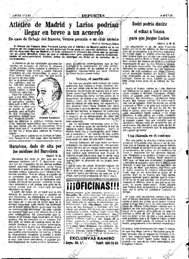 ABC MADRID 17-02-1983 página 63