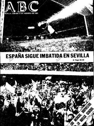 ABC SEVILLA 17-02-1983 página 1