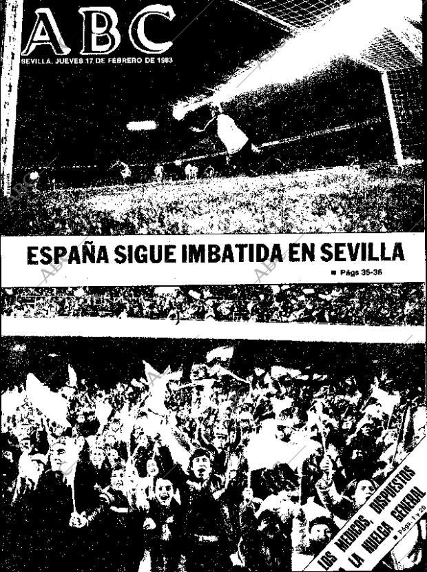 ABC SEVILLA 17-02-1983 página 1